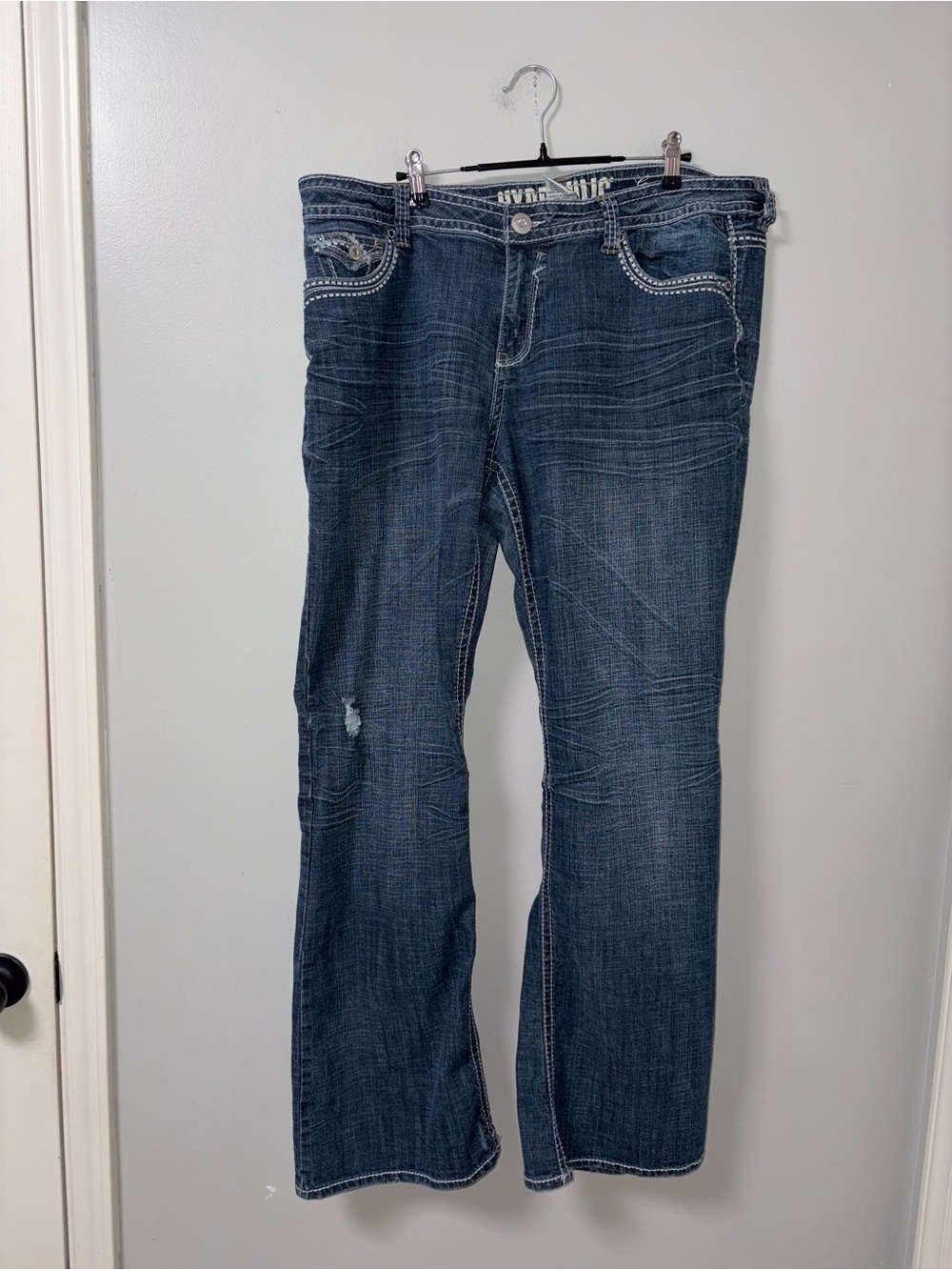 Hydraulic Original Slim Boot Gramercy Dark Wash Jeans Women’s Plus Size 20